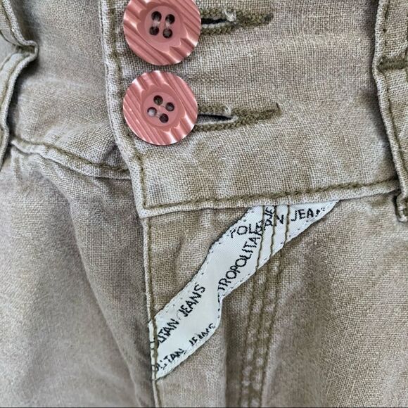 Vintage 80’s Jordache super high waisted paper bag style pleated walking shorts - Picture 4 of 9